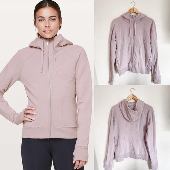 lululemon athletica Tops - Lululemon | Huddle & Hustle Hoodie in Smoky Blush, size 12